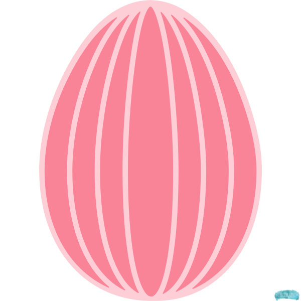Free Easter Egg Stripes Sublimation PNG