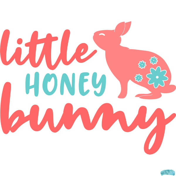 Free Little Honey Bunny Sublimation PNG