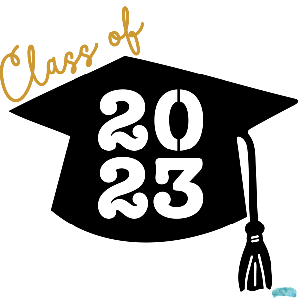 Free 2023 Graduation Cap Sublimation PNG