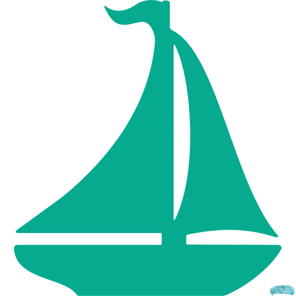 Free Sail Boat Silhouette and Monogram Designs Sublimation PNG