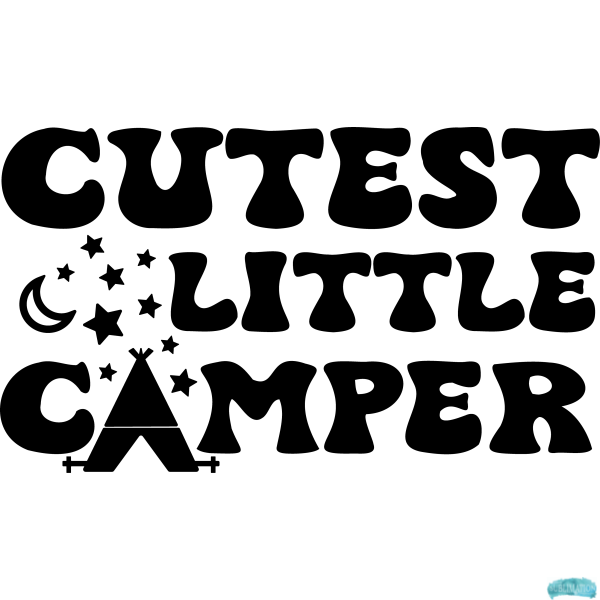 Free Cutest Little Camper Sublimation PNG