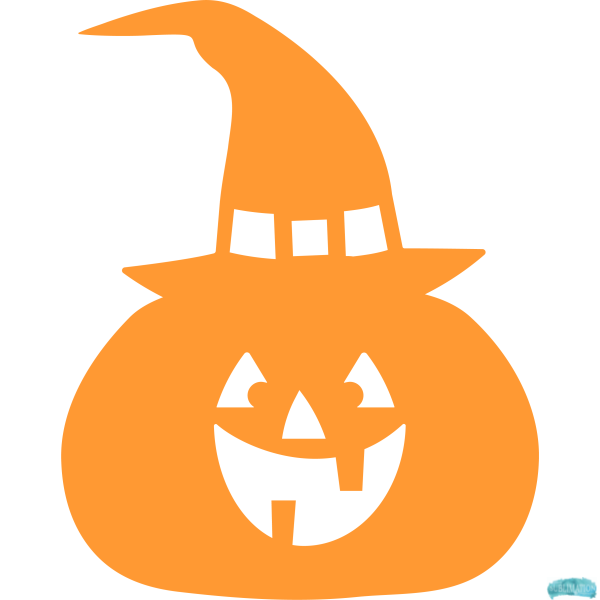 Free Jack O Lantern Witch Hat Sublimation PNG