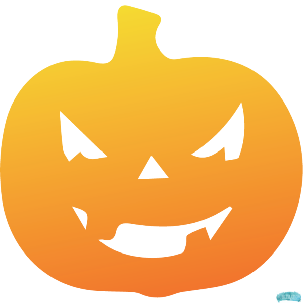 Free Halloween Scary Pumpkin Sublimation PNG