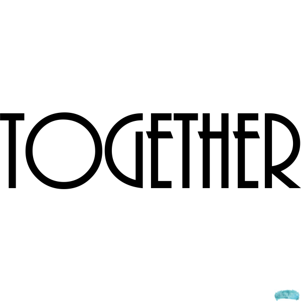 Free Together Sublimation PNG
