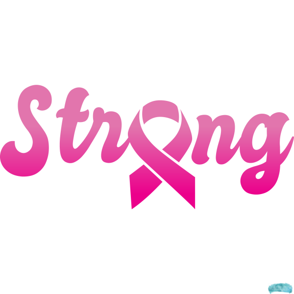 Free Strong for Breast Cancer Awareness Month Sublimation PNG