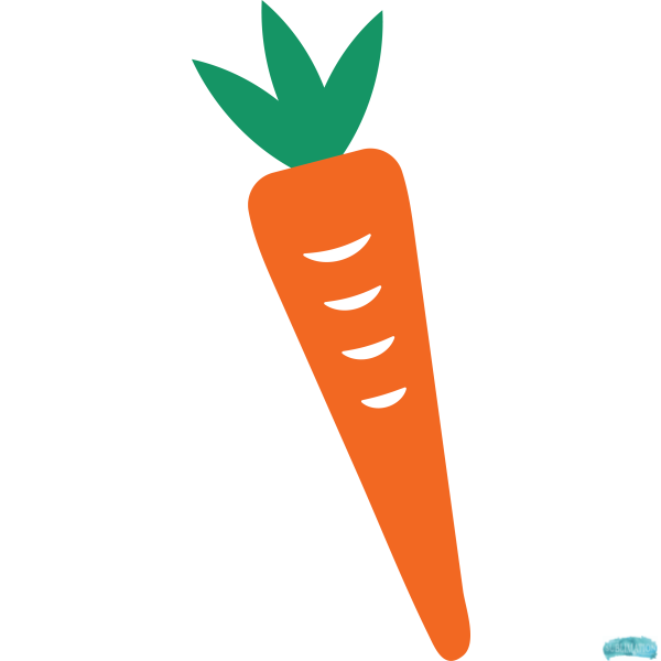 Free Carrot Design Sublimation PNG
