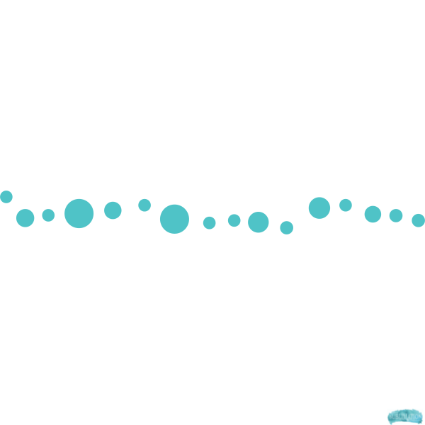 Bubble Border Sublimation PNG