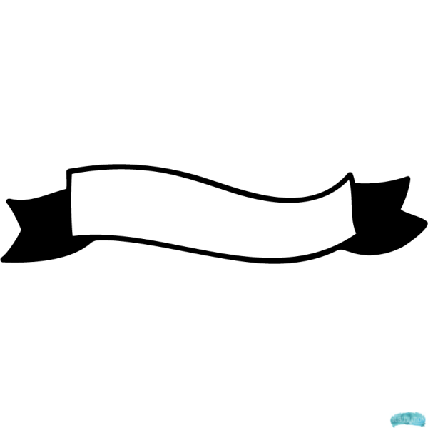 Ribbon Border Design 4 Sublimation PNG