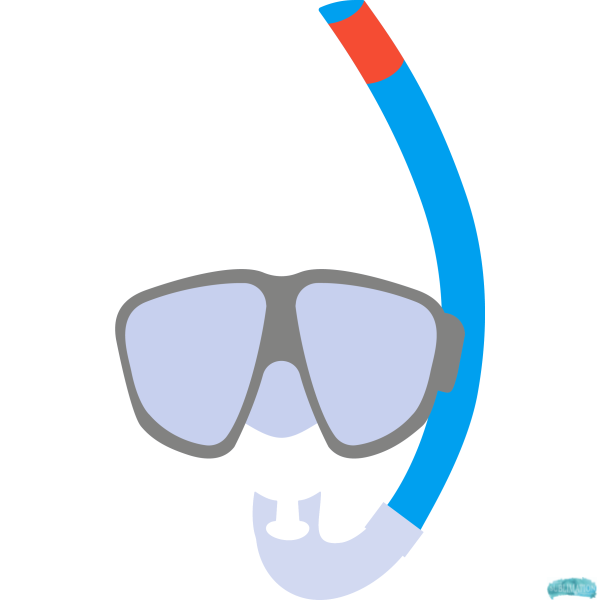 Snorkel and Mask Sublimation PNG