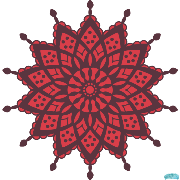 Free Mandala Design 2 Layered Sublimation PNG