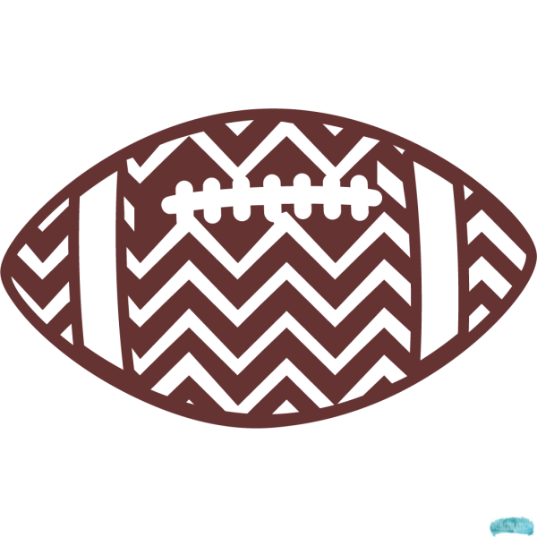 Free Patterned Football Design | Chevron Sublimation PNG