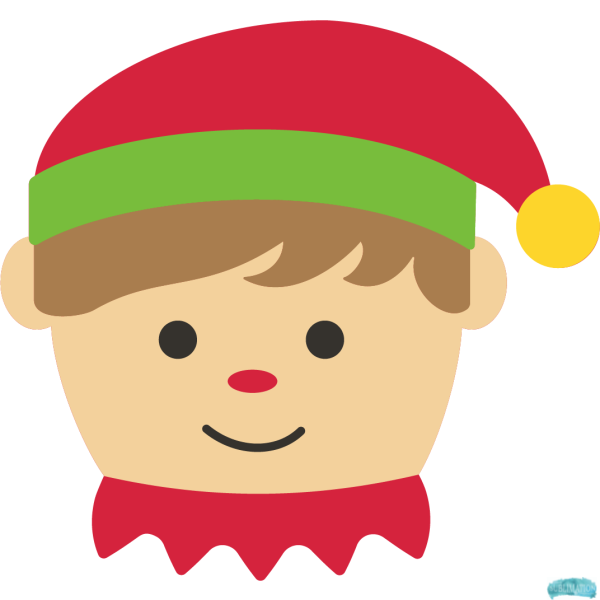 Free Elf Boy Head Design Sublimation PNG
