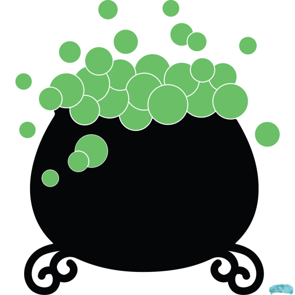 Free Witches Cauldron Sublimation PNG