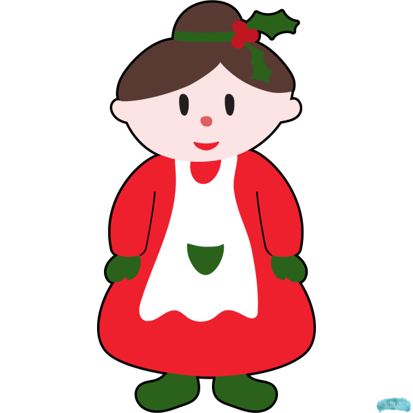 Free Mrs Claus Design Sublimation PNG