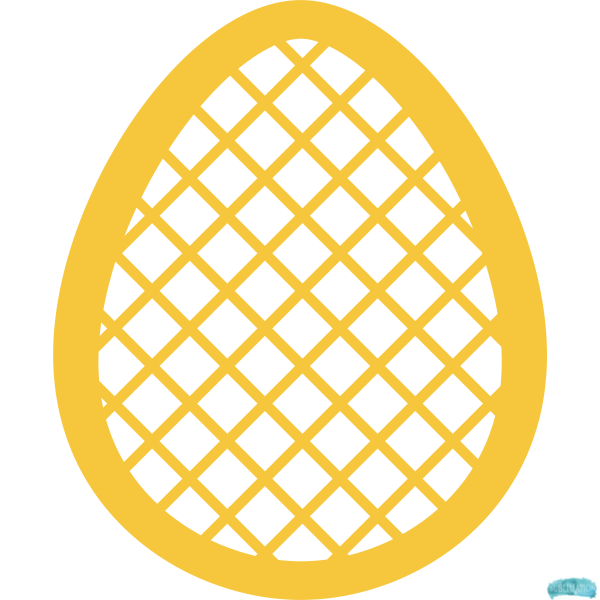 Free Easter Egg Lattice Design Sublimation PNG