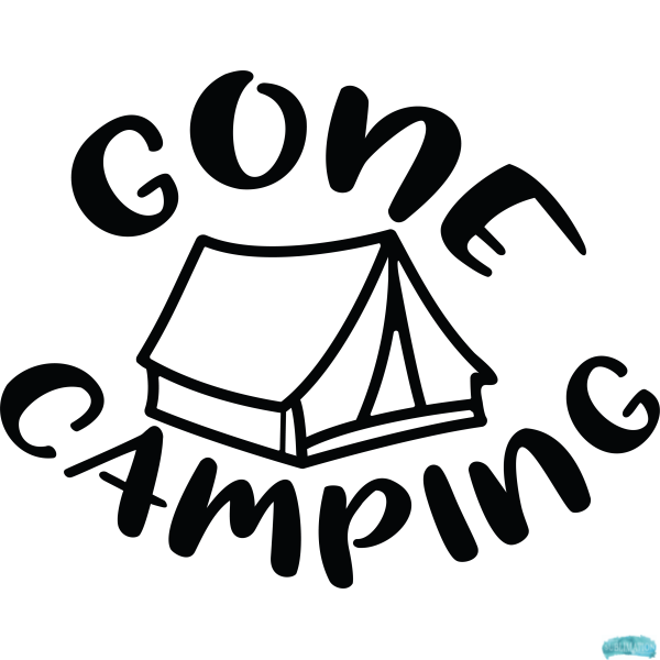 Free Gone Camping Sublimation PNG