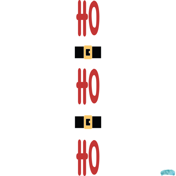 Free Ho Ho Ho Porch Sign Sublimation PNG