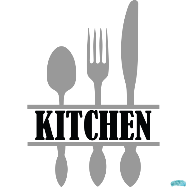 Free Kitchen Utensils Split Design Sublimation PNG