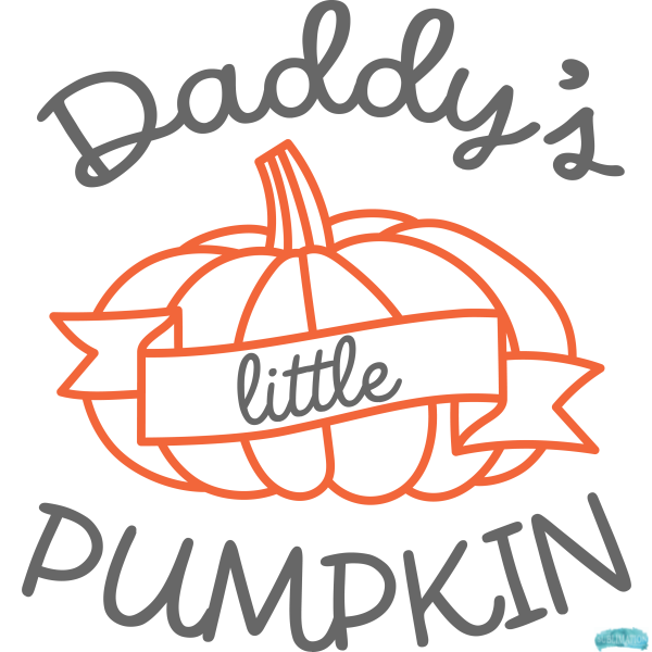 Free Daddy's Little Pumpkin Sublimation PNG